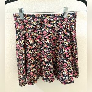 Cotton Floral Skater Skirt